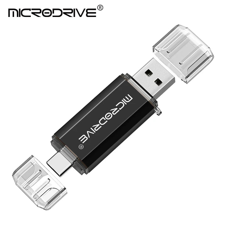 MicroDrive 2-in-1 Type-C & USB 2.0 OTG Flash Drive