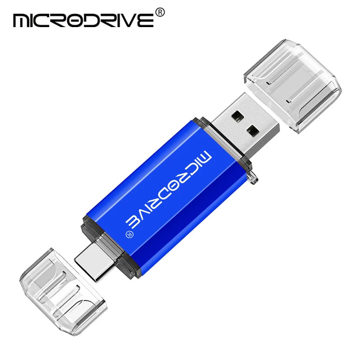 MicroDrive 2-in-1 Type-C & USB 2.0 OTG Flash Drive