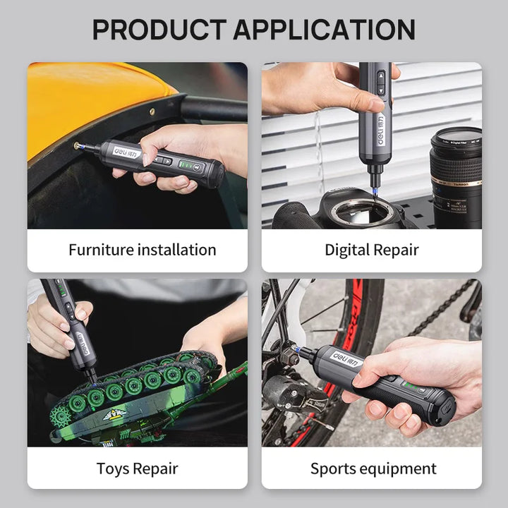 Deli DL-DP04-1B2 Cordless Electric Screwdriver